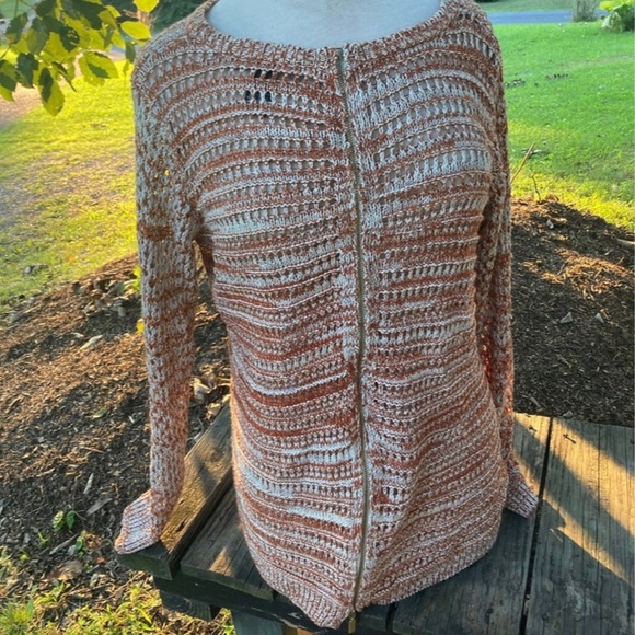 ASHLEY STEWART BACK ZIPUP CARDIGAN SWEATER WOMENS XL - Picture 2 of 9